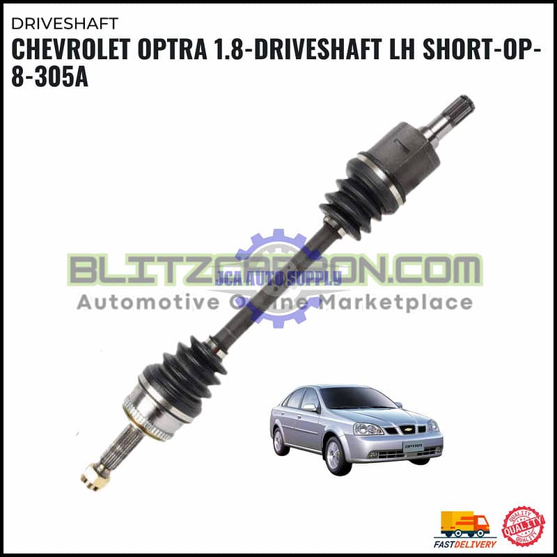 Chevrolet Optra 1.8-Driveshaft LH Short-OP-8-305A