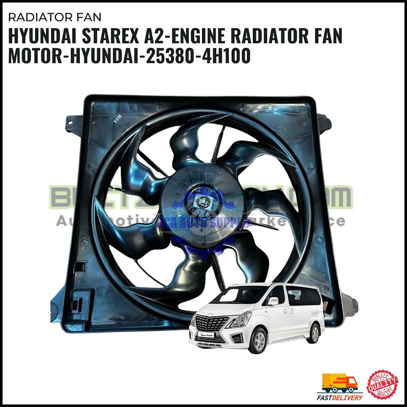 Hyundai Starex A2-Engine Radiator Fan Motor-Hyundai-25380-4H100