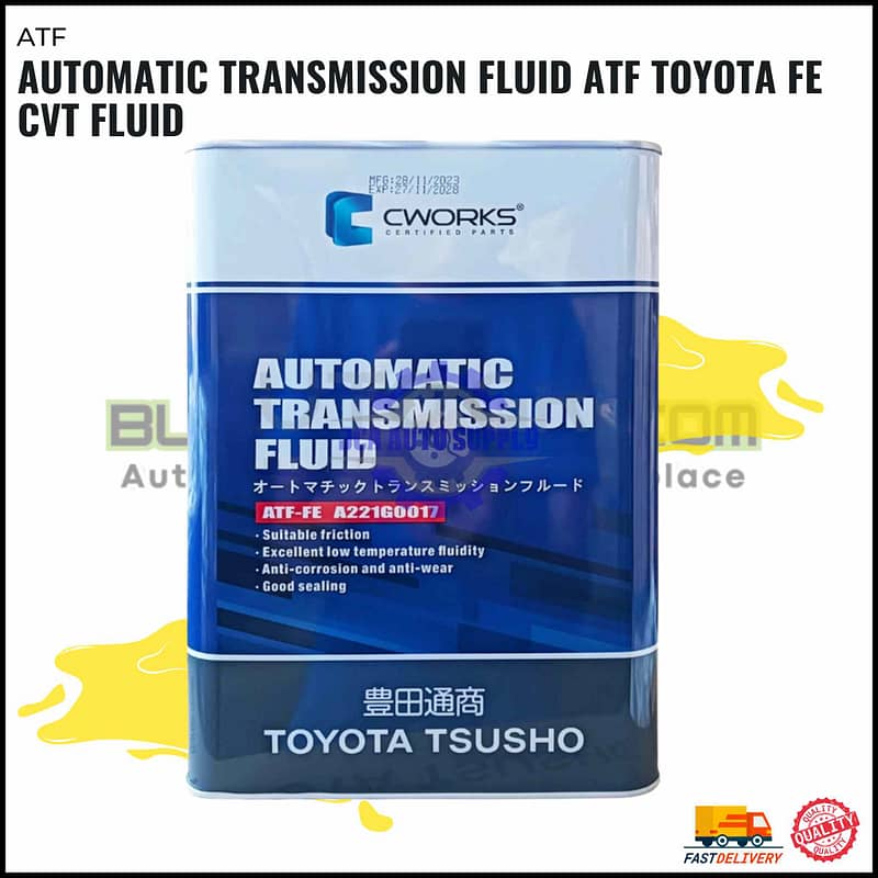 Automatic Transmission Fluid ATF Toyota FE CVT Fluid
