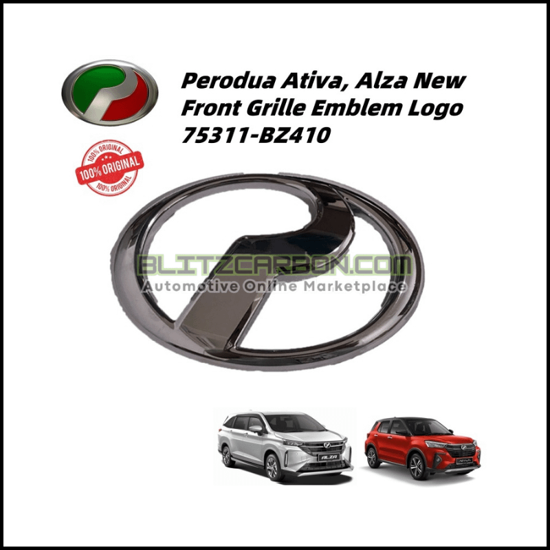 Perodua Ativa, Alza New Front Grille Emblem Logo