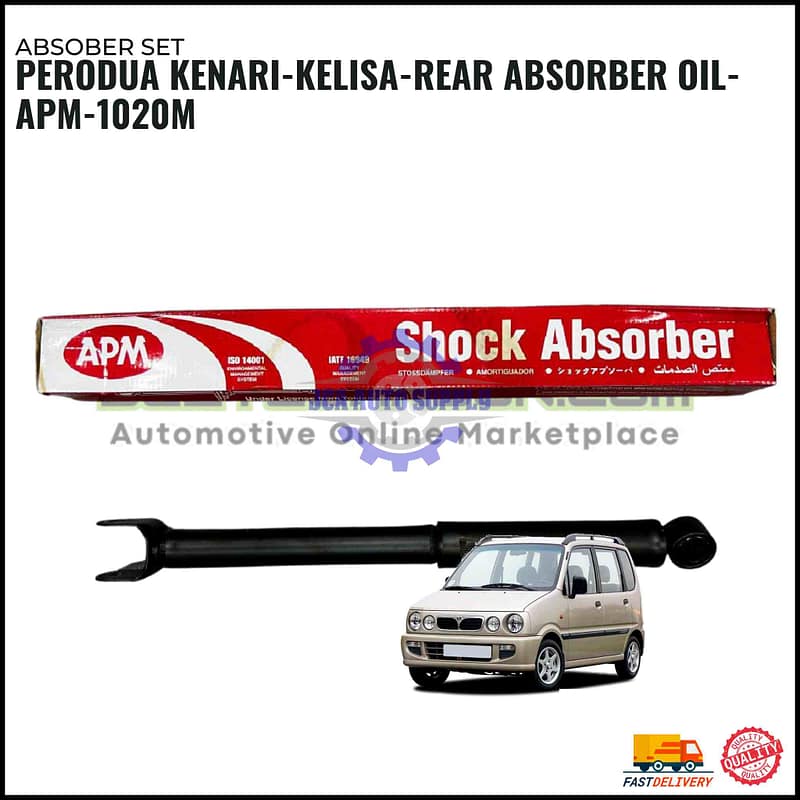 Perodua Kenari-Kelisa-Rear Absorber Oil-APM-1020M