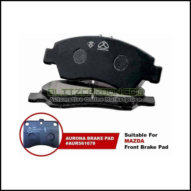 Aurona Brake Pad AUR561679 Front Mazda3 Mazda5 Biante Focus Kuga S40