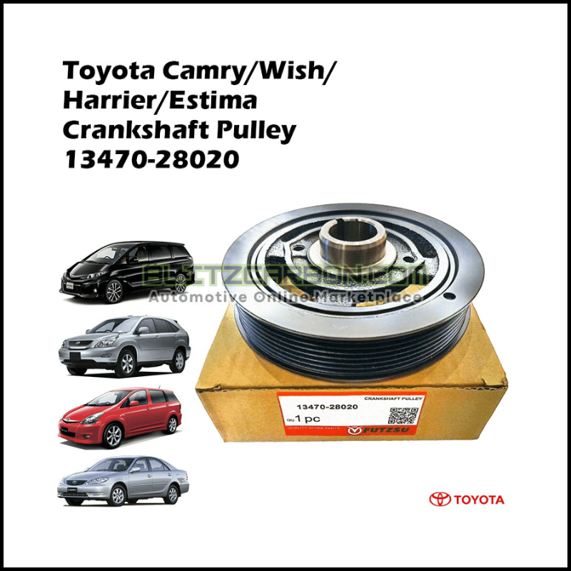Toyota Camry Wish Harrier Estima Crankshaft Pulley 13470-28020
