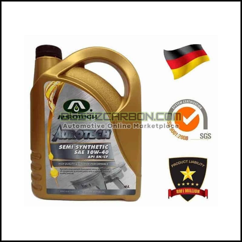 Aurotech Engine Oil 10W-40 Semi Synthetic (4L)