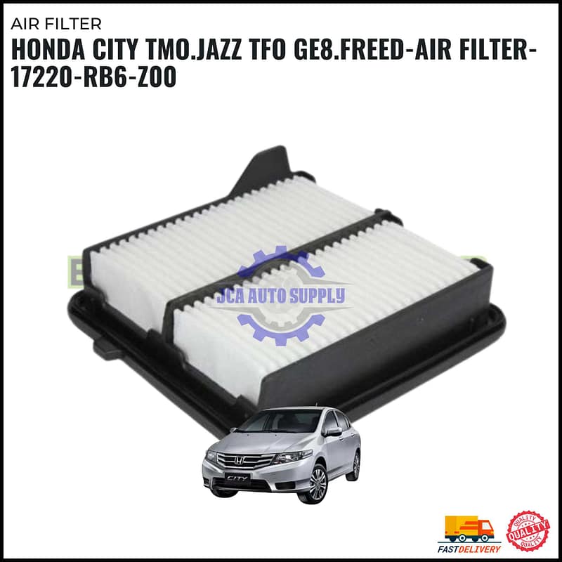 Air Filter-Honda City TMO.JAZZ TFO GE8.Freed-Honda Original-17220-RB6-Z00