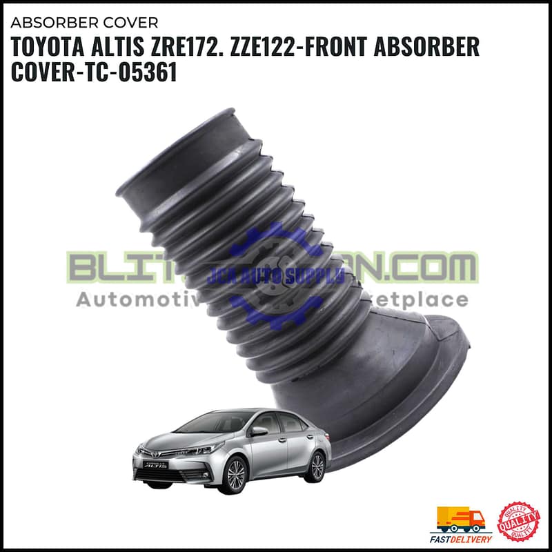 Toyota Altis ZRE172. ZZE122-Front Absorber Cover-TC-05361