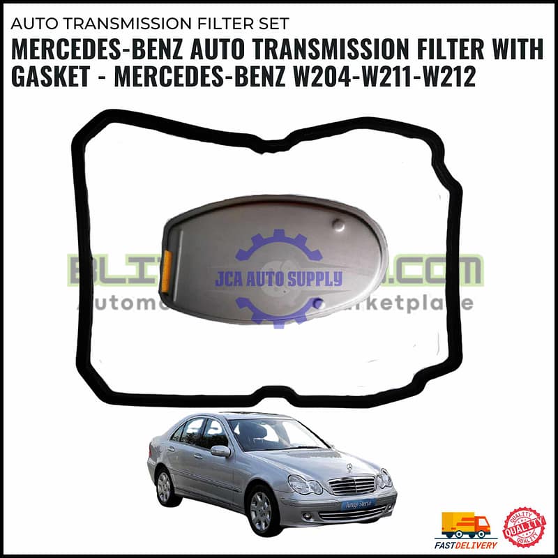 MERCEDES-BENZ AUTO TRANSMISSION FILTER WITH GASKET - MERCEDES-BENZ W204-W211-W212