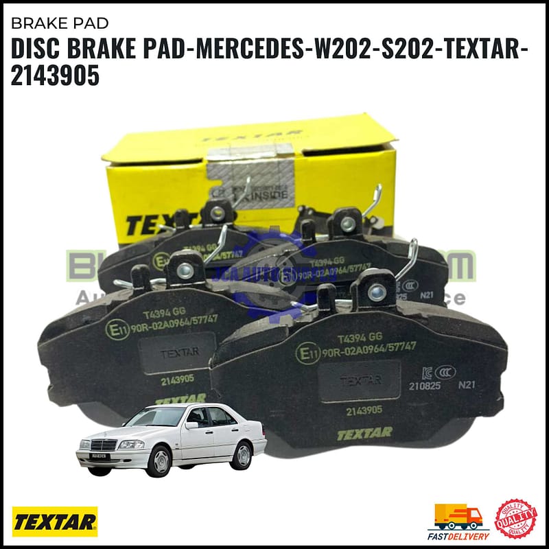 DISC BRAKE PAD - MERCEDES - W202 - S202 - TEXTAR - 2143905