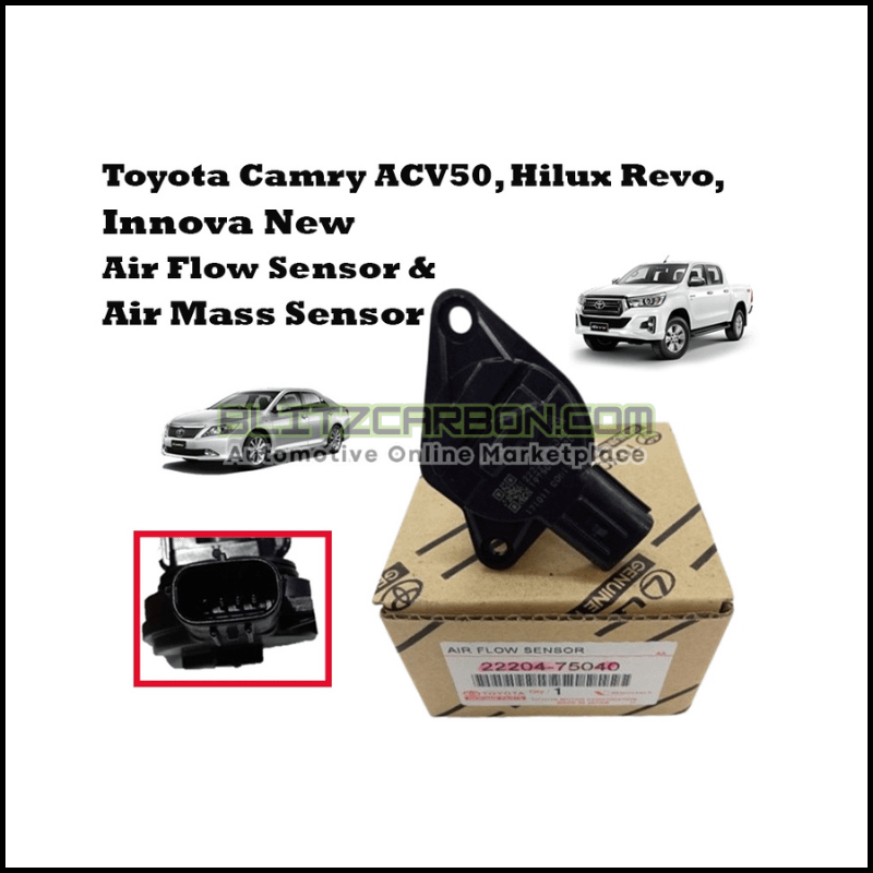 Toyota Camry ACV50, Innova New, Hilux Revo Air Flow Sensor & Air Mass Sensor