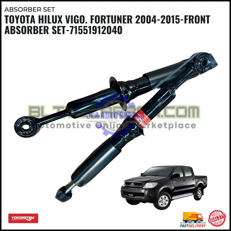 Toyota Hilux Vigo. Fortuner 2004-2015-Front Absorber Set-71551912040
