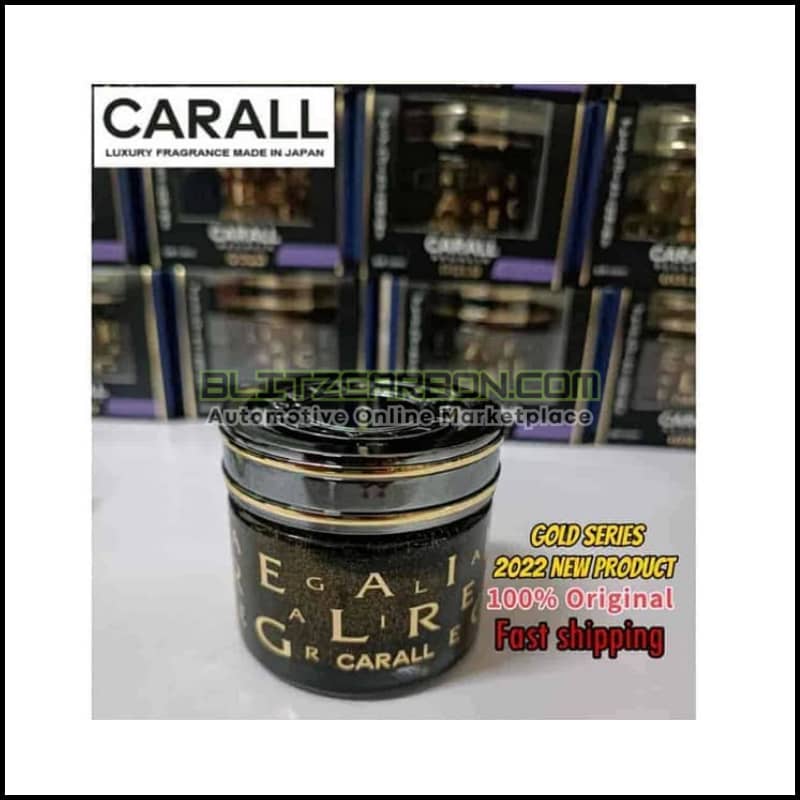 Carall Regalia Enrich 1386 Carall Gold Velvet Musk Car Air Freshener Perfume-65ml Vanzo Perfume Duo series