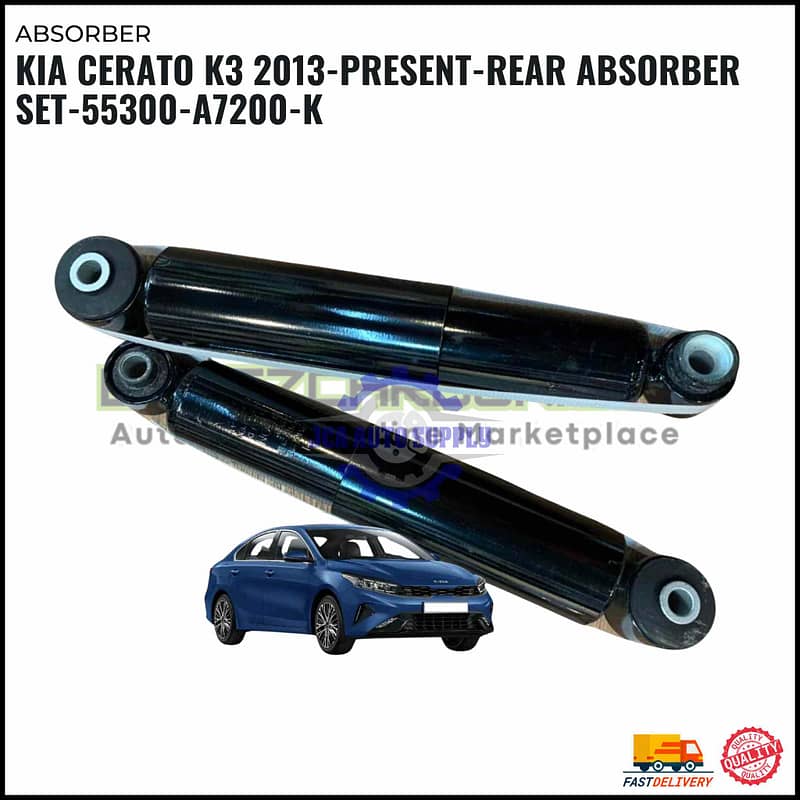 Kia Cerato K3 2013-Present-Rear Absorber Set-55300-A7200-K
