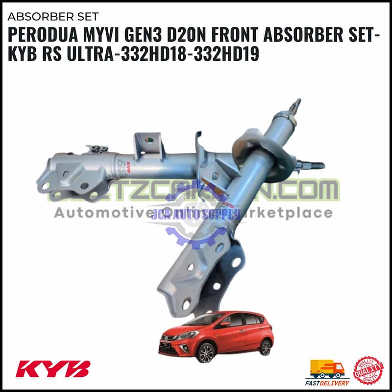 Perodua Myvi Gen3 D20N Front Absorber Set-KYB RS ULTRA-332HD18-332HD19