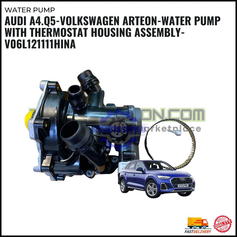 Audi A4.Q5-Volkswagen Arteon-Water Pump With Thermostat Housing Assembly-V06l121111HINA