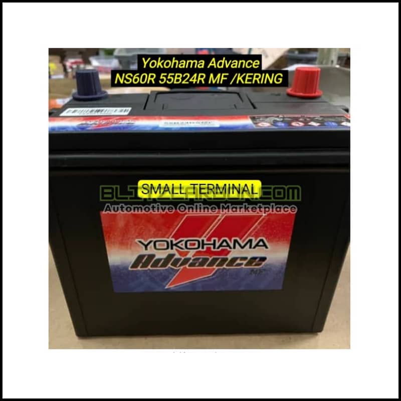YOKOHAMA Advance NS60R 55B24R BATTERY TOYOTA AVANZA WISH DAIHATSU GRANMAX SUZUKI SWIFT NS60