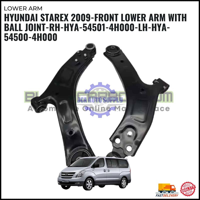 Hyundai Starex 2009-Front Lower Arm With Ball Joint-RH-HYA-54501-4H000-LH-HYA-54500-4H000
