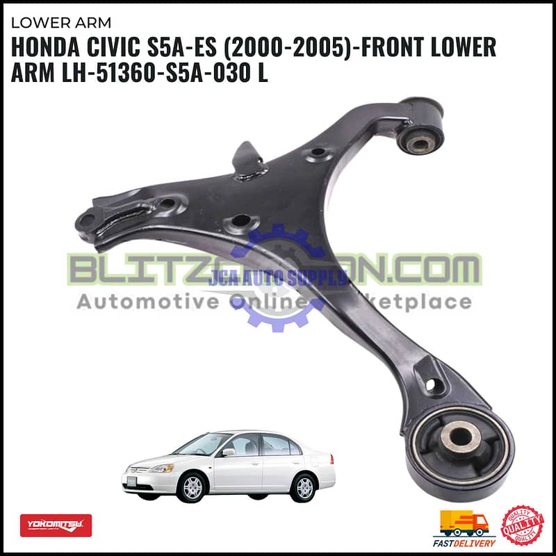 Honda Civic S5A-ES (2000-2005)-Front Lower Arm