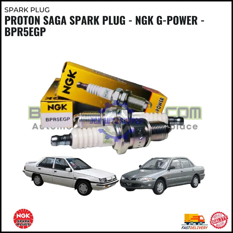 Proton Saga Spark Plug - NGK G-POWER - BPR5EGP