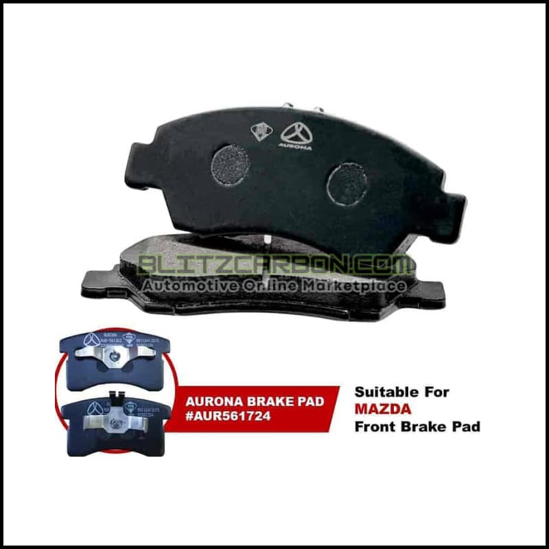 Aurona Brake Pad AUR561724 Front Mazda2 Fiesta