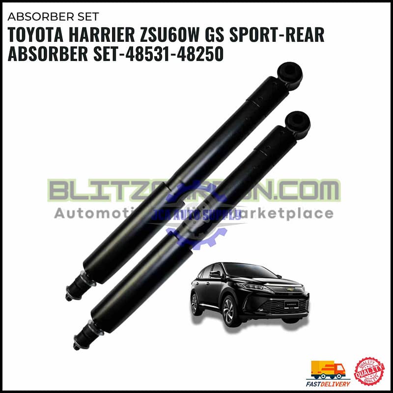 Toyota Harrier ZSU60W GS Sport-Rear Absorber Set-48531-48250