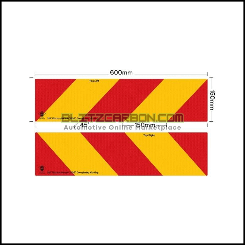 3M ORIGINAL LORRY REFLECTIVE STICKER WITH SIRIM APPROVED