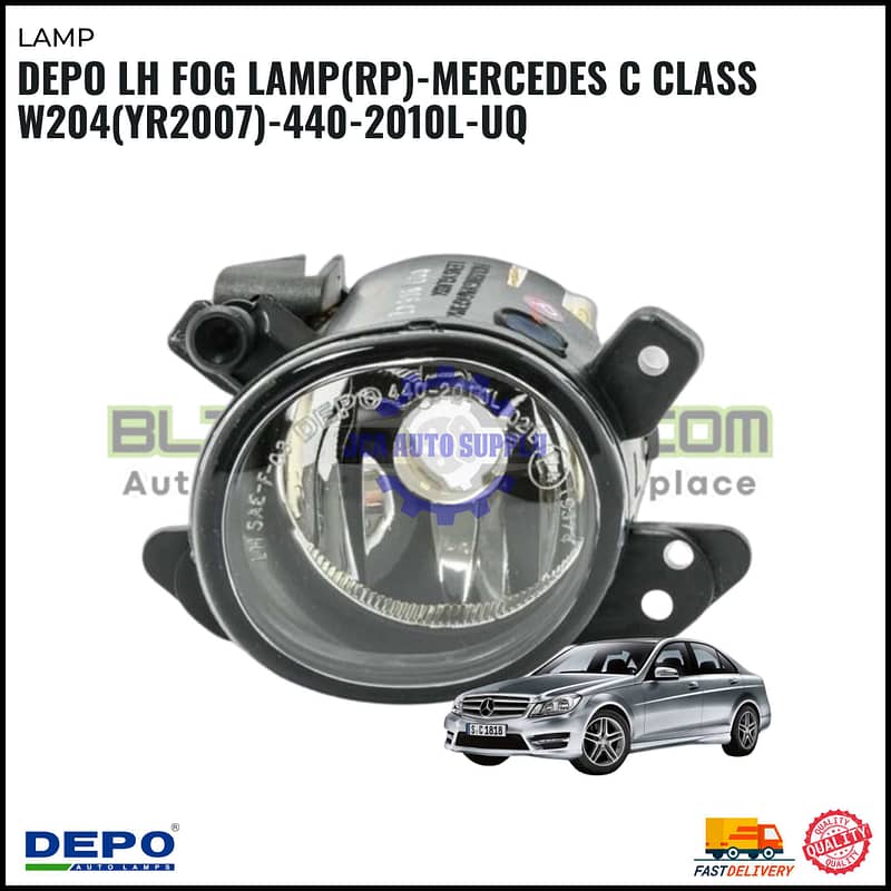 DEPO LH FOG LAMP(RP)-MERCEDES C CLASS W204(YR2007)-440-2010L-UQ