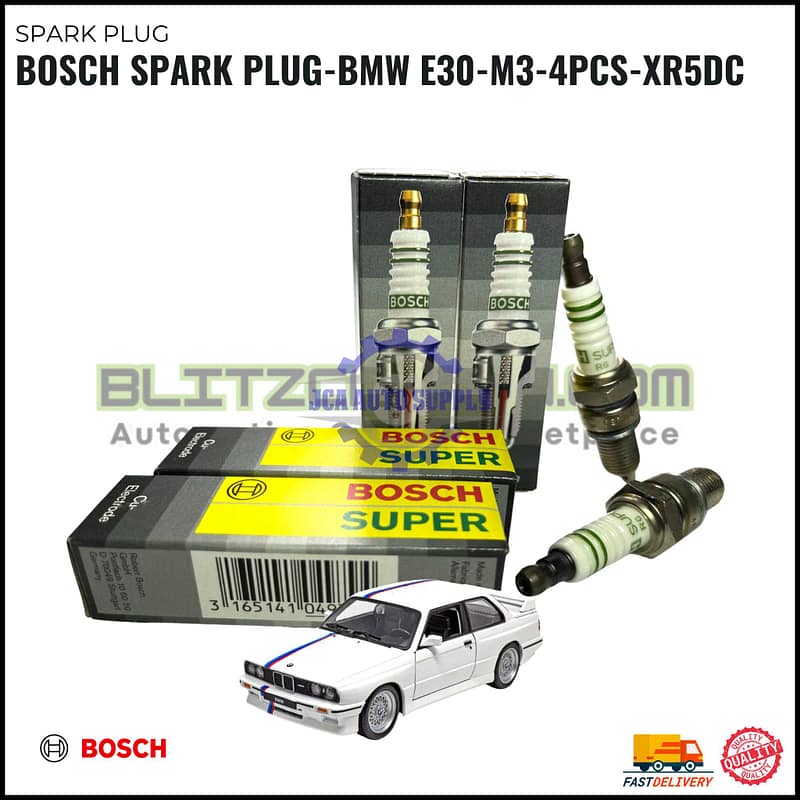 BOSCH Spark Plug - BMW E30-M3 - 4PCS - XR5DC