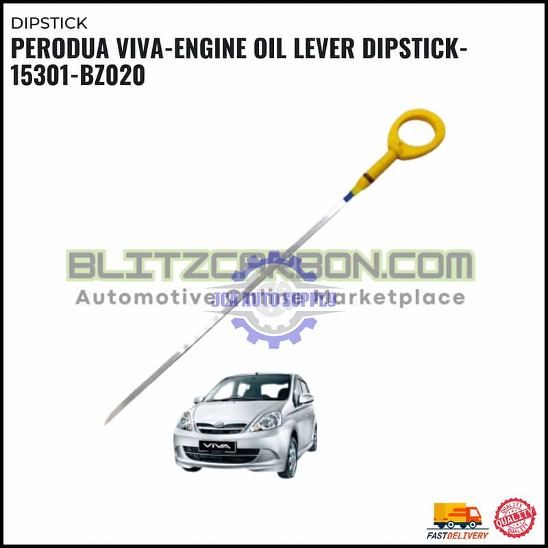 Engine Oil Lever Dipstick-Perodua Viva- 15301-BZ020