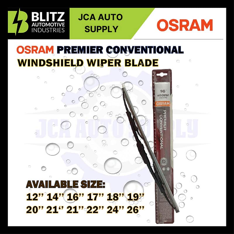 OSRAM PREMIER CONVENTIONAL WIPER BLADE BLITZ1 Artboard 3