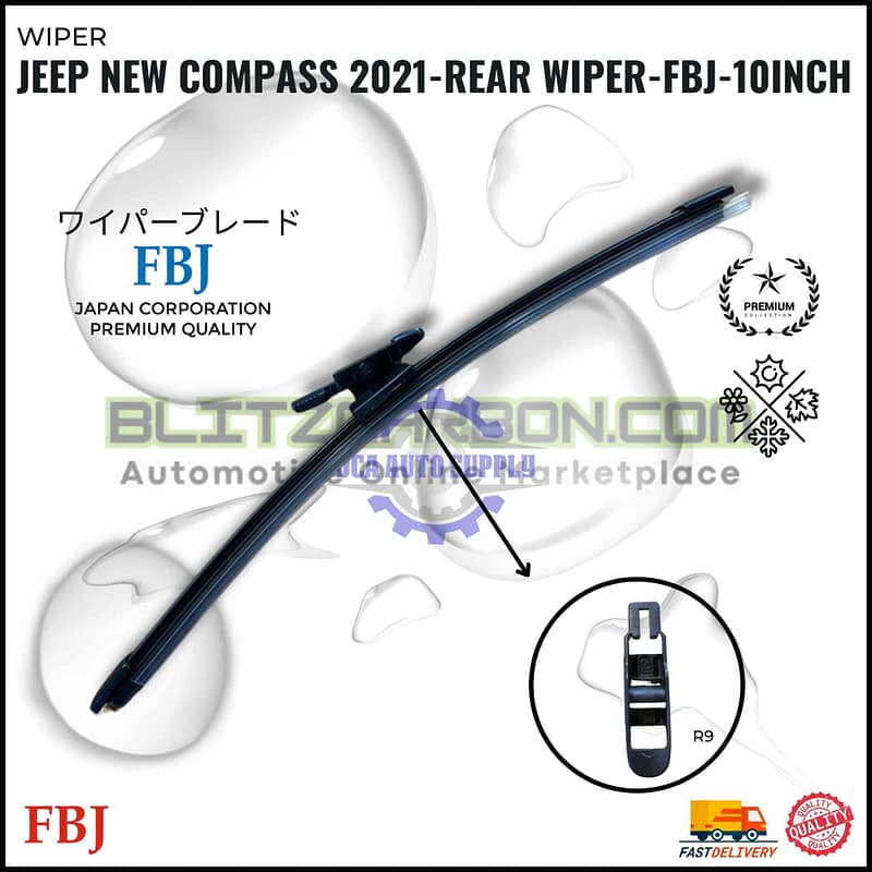 Jeep New Compass 2021-Rear Wiper-FBJ-10inch