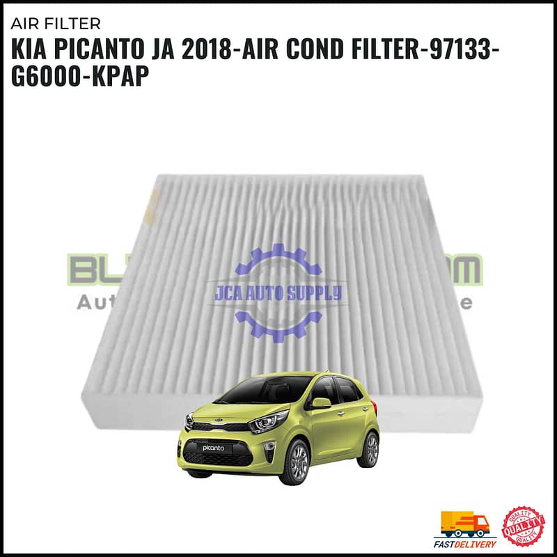 Air Cond Filter-Kia Picanto JA 2018-97133-G6000-KPAP