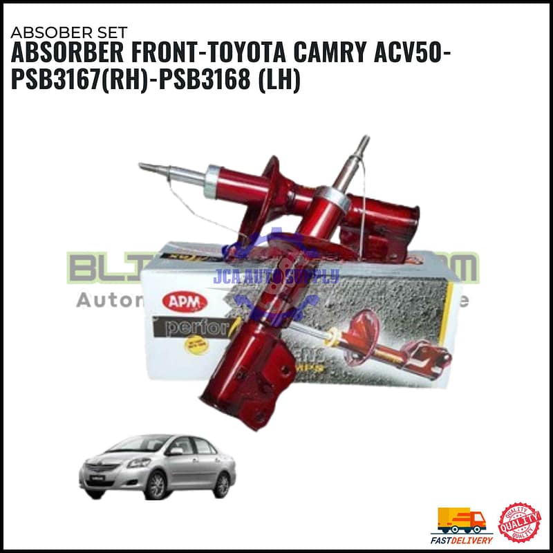 Front Absorber Set-Toyota Vios NCP93