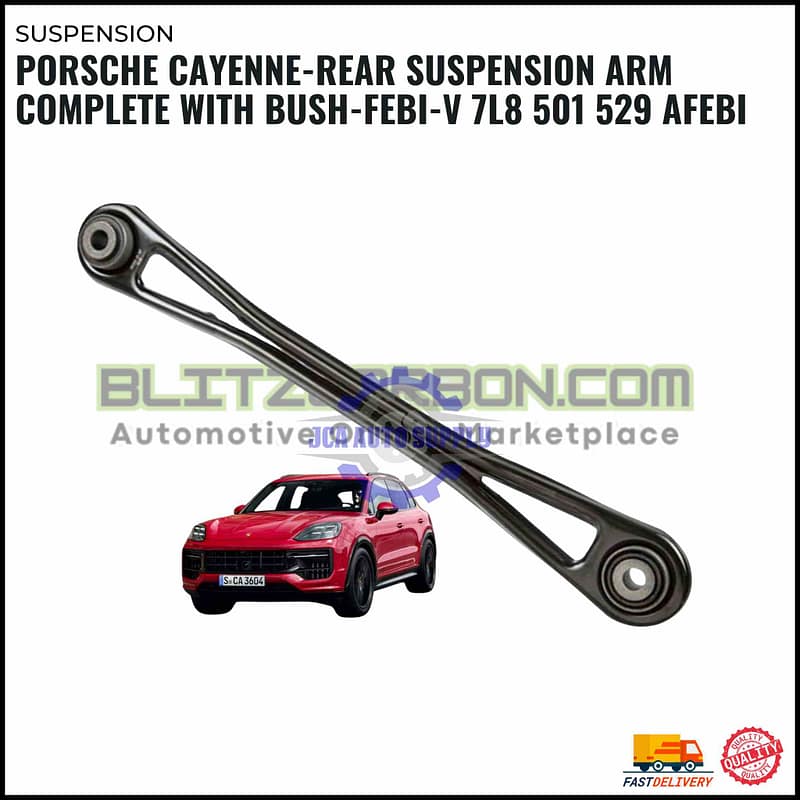 Porsche Cayenne-Rear Suspension Arm Complete With Bush-FEBI-V 7L8 501 529 AFEBI
