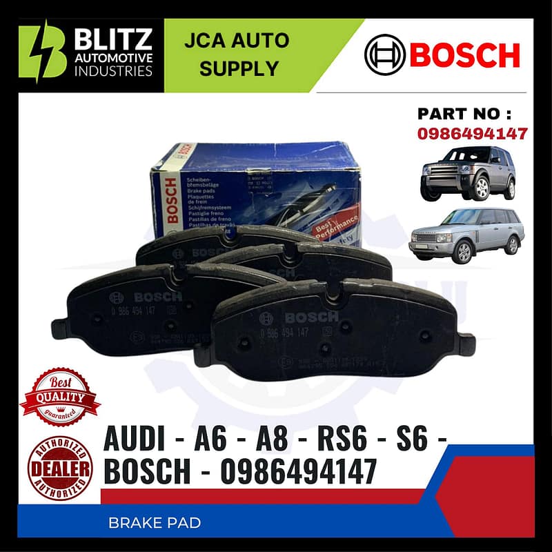 Nissan Frontier 2.5 - Navara D22 Front Brake Pads - BOSCH - 0986AB1404