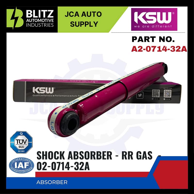 TOYOTA HILUX KUN25-FORTUNER 05Y-REAR SHOCK ABSORBER-KSW A2-0701-32A (Price for 2pcs)