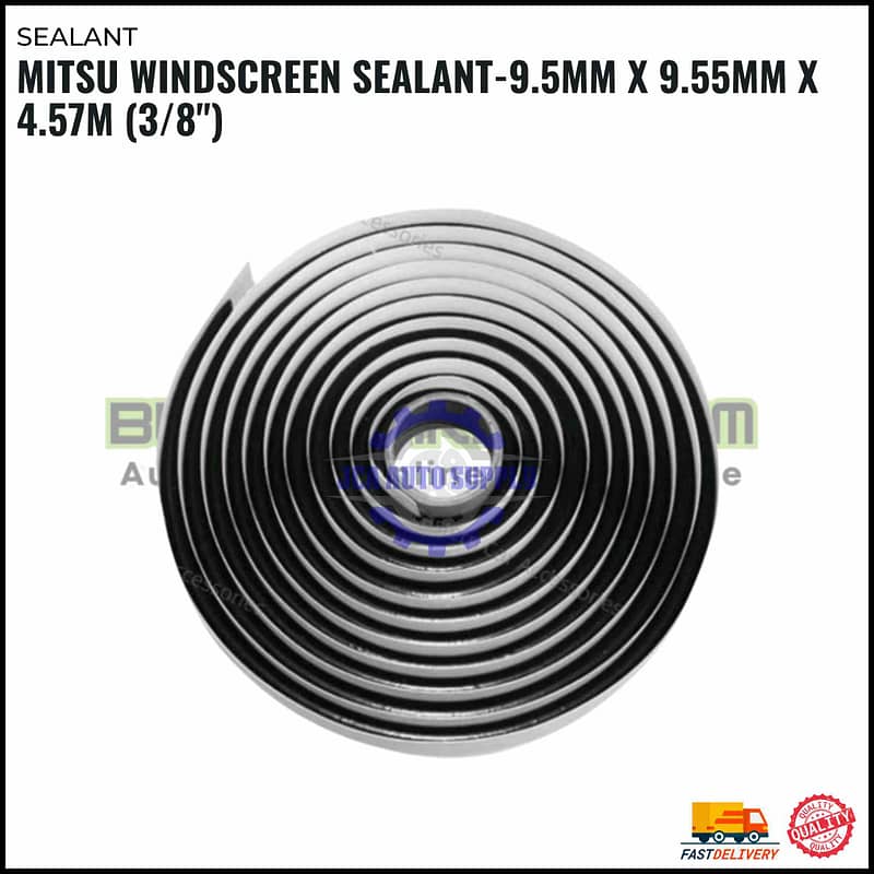 Mitsu Windscreen Sealant-9.5MM X 9.55MM X 4.57M (3/8")