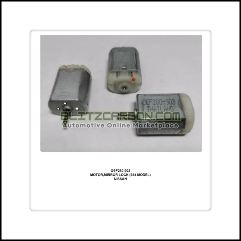NISSAN MODEL SIDE MIRROR & CENTRE LOCK MOTOR THAILAND OEM ( 934 MODEL )