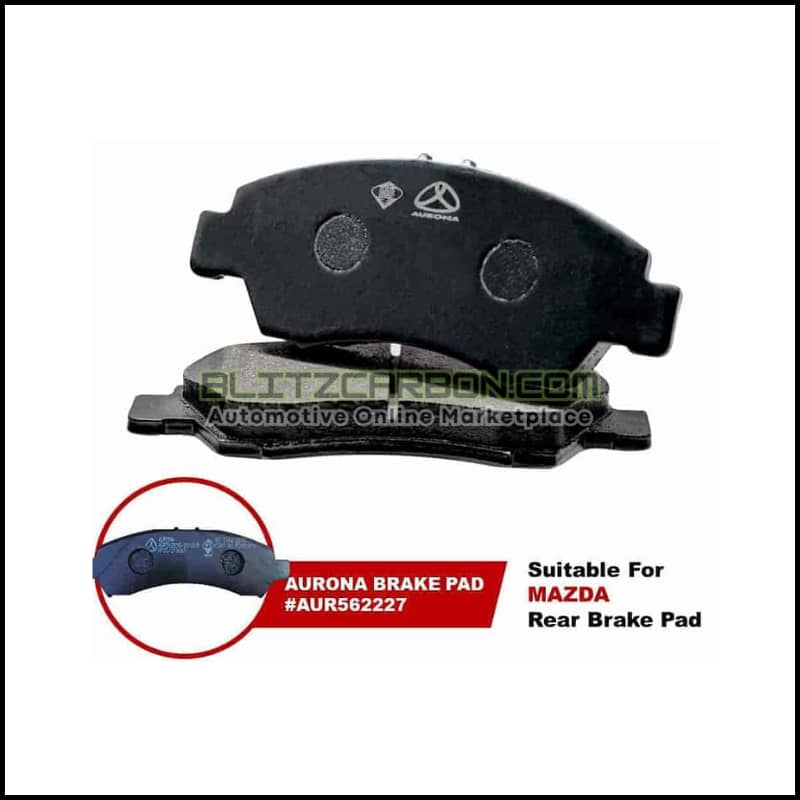 Aurona Brake Pad AUR562227 Rear Mazda2 CX3 CX5