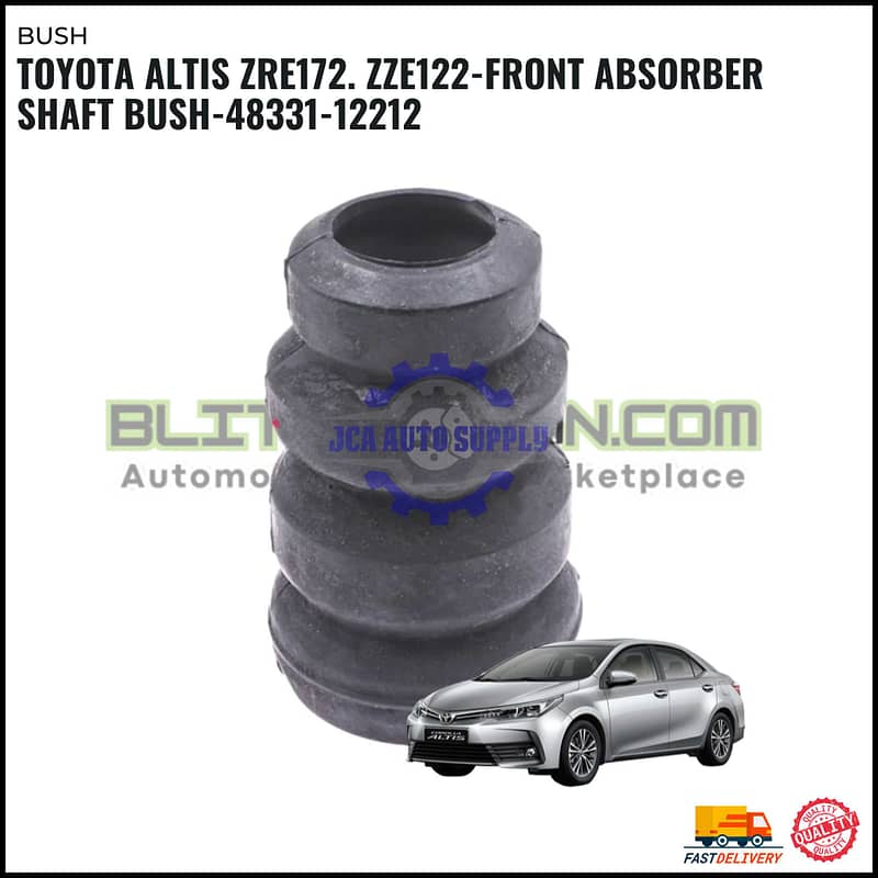Toyota Altis ZRE172. ZZE122-Front Absorber Shaft Bush-48331-12212