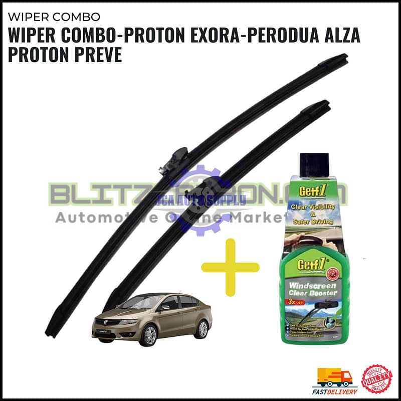 WIPER COMBO-Proton Exora-Perodua Alza -Proton Preve