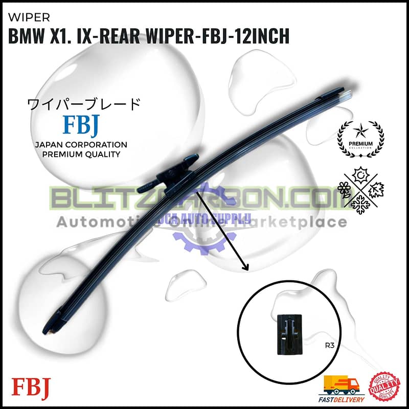 BMW X1. IX1-Rear Wiper-FBJ-12inch