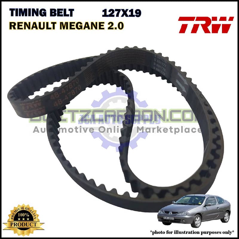 Tali Timing-Renault Megane 2.0cc-Timing Belt-TRW-4847870 (127X19)