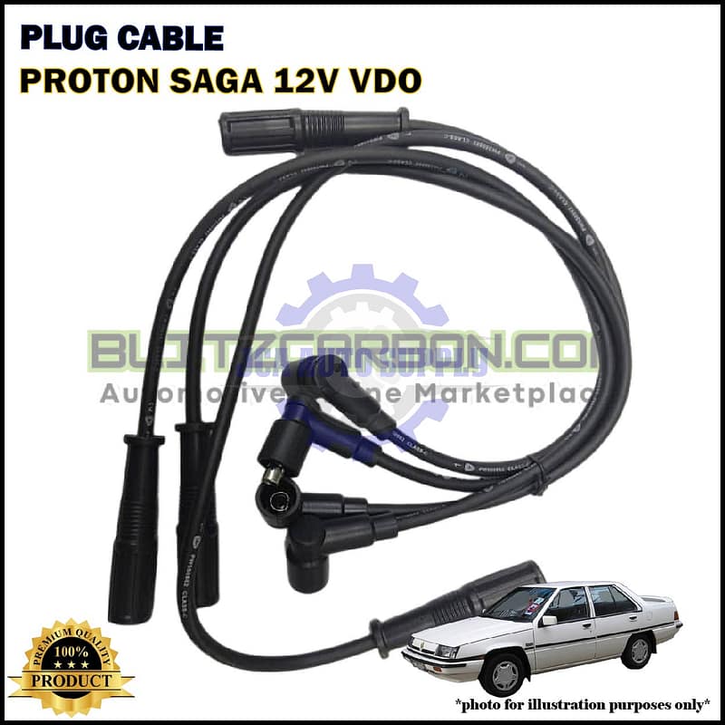 Proton Saga 12V VDO-Spark Plug Cable-PWP02