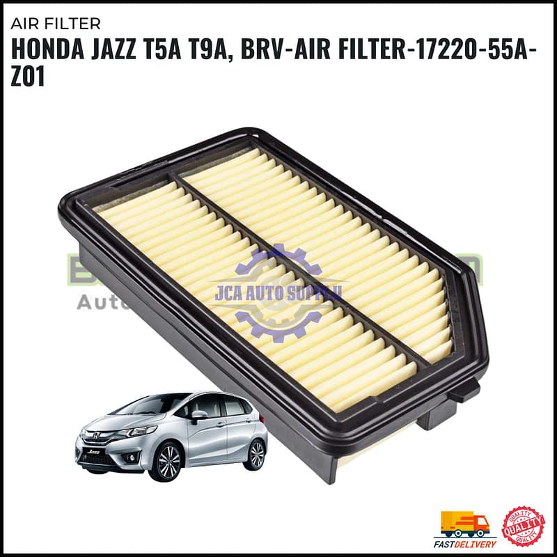 Air Filter-Honda Jazz T5A T9A, BRV-HONDA Original-17220-55A-Z01
