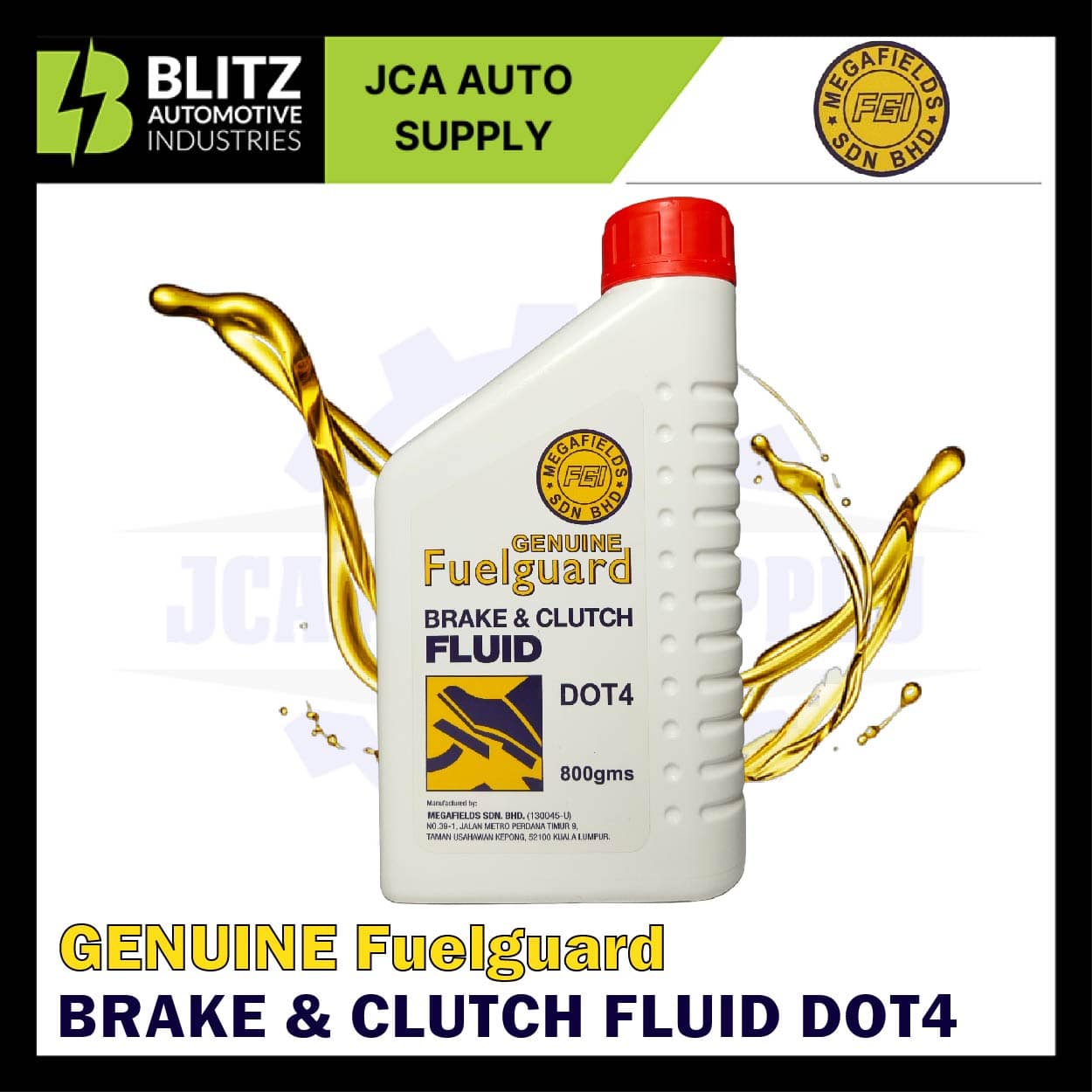 FUELGUARD BRAKE & CLUTCH FLUID DOT4 BLITZ1 Artboard 3