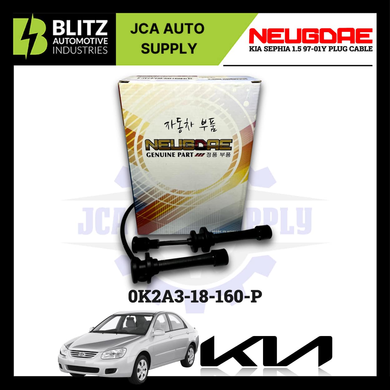 Kia Sephia 1.5 97 01Y Plug Cable K2A3 18 160 P BLITZ 1.jpg