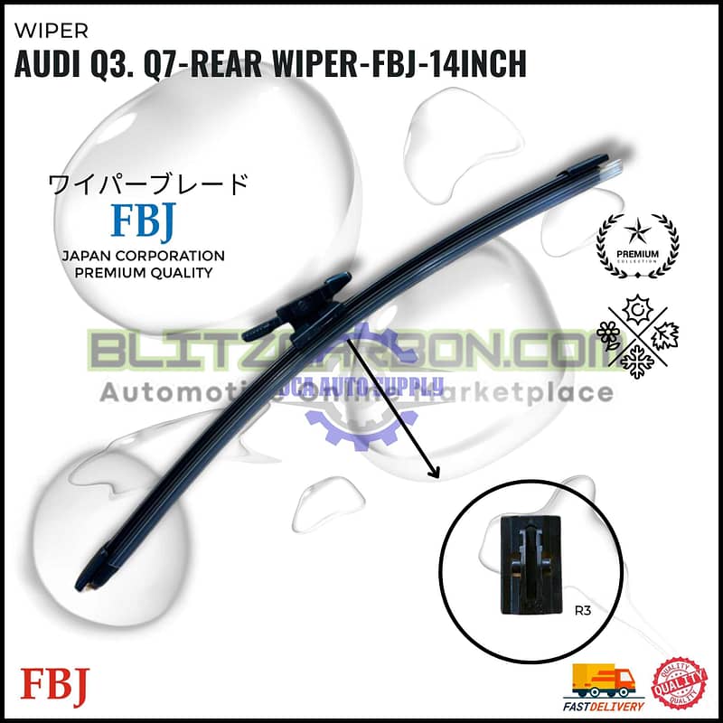 Audi Q3. Q7-Rear Wiper-FBJ-14Inch