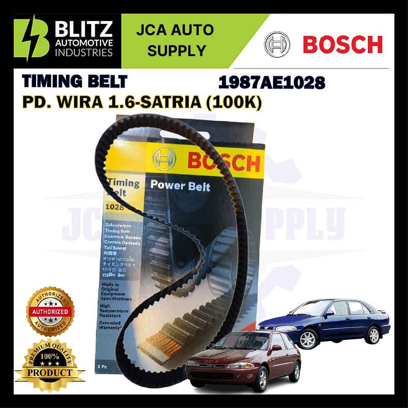 Timing Belt (100Km)-Proton Wira 1.6-Satria-BOSCH-1987AE1028