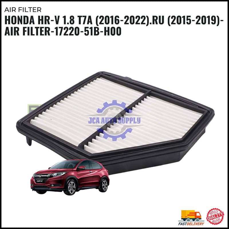 Air Filter-Honda HR-V 1.8 T7A (2016-2022).RU (2015-2019)-Honda Original-17220-51B-H00