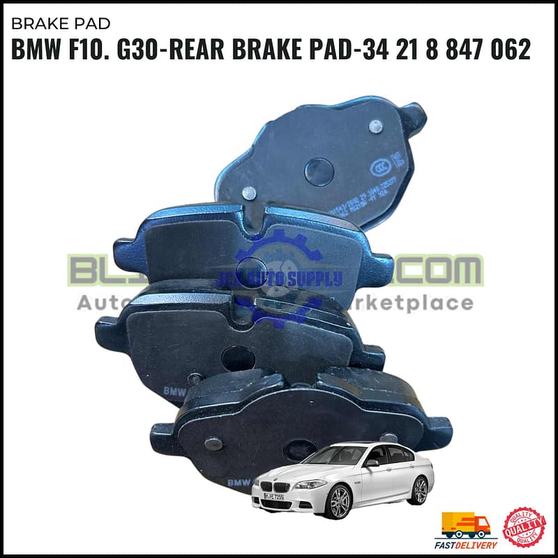 BMW F10. G30-Rear Brake Pad-34 21 8 847 062